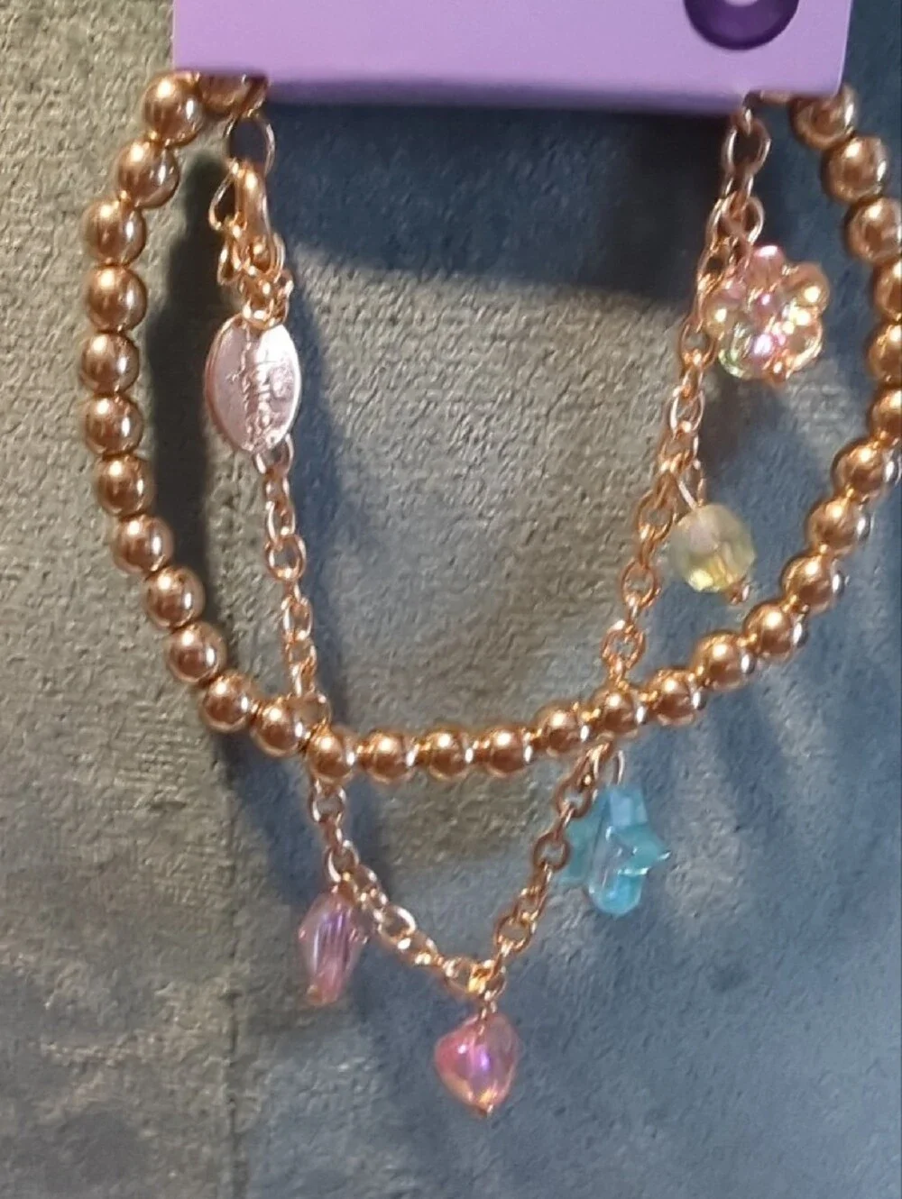 claire's Kids Rainbow Butterfly Necklace  And Bracelet- Multicolor Set